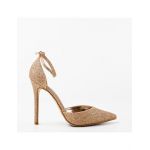 Pantofi cu toc Engros dama Sofly, Auriu