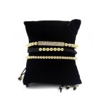 Set 3 bratari placate cu aur de 24 karate CODE-56-G
