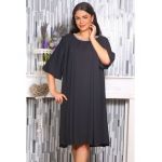 Rochie din voal Angro Olga Negru