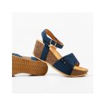 Sandale cu platforma Engros dama Tessa, bleumarin