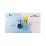 Cablu de date si incarcare, USB, mufa IOS, pentru IPhone, Fast Charge, 1.8m, 2.4A, Ivon, en-gros