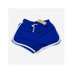 Pantaloni scurti pentru dama, model confortabil, contur alb, multicolor, en-gros