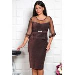 Rochie angro cu insertii stralucitoare Lurex