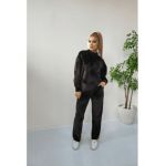 Trening dama din catifea cu pantalon evazati engross
