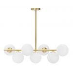 Lustra Glamy, Mauro Ferretti, 7 x E14, 20W, 81x30x74 cm, fier
