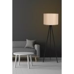 Lampadar, 115, FullHouse, 38 x 145 cm, 1 x E27, 60W, crem/negru