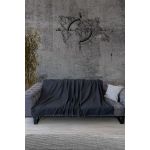 Cuvertura Double Pique, 200x230 cm, amestec bumbac, Sidney, Viaden, negru