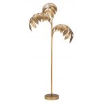 Lampadar, Leaf, Mauro Ferretti, 3 x E27, 40W, Ø68 x 164 cm, fier, auriu