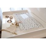 Saltea infasat M, 38x70 cm, Grey Stars