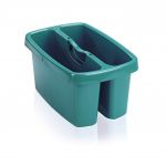 Galeata cu 2 compartimente Combi Box, Leifheit, 2.5 L, plastic, verde