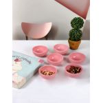 Set boluri pentru sos, Keramika, 275KRM1136, Ceramica, Roz