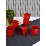 Set cani, Keramika, 275KRM1641, Ceramica, Rosu