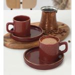 Set cesti de cafea, Keramika, 275KRM1543, Ceramica, Mov