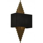 Aplica de perete, Avonni, 683AVN2215, Metal, Negru/Auriu