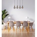 Lustra, Avonni, 683AVN1205, Metal, Negru/Bronz
