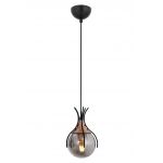 Lustra, Avonni, 683AVN1223, Metal, Negru/Bronz