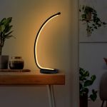 Lampa de masa, Fresno, 119FRS1402, Metal, Negru