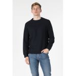 Bluza sport cu decolteu la baza gatului si aspect striat - 654844