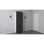 Dulap Como, 2 Usi, Antracit/Alb, L 66 x l 35 x H 200 cm