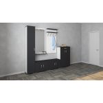 Set Hol Como V4, Antracit/Alb, L 230 cm
