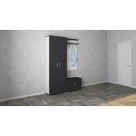 Set Hol Como V8, Antracit/Alb, L 132 cm
