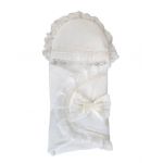 en-gros Port bebe botez elegant de culoare alba, varsta 0-3 luni