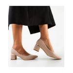 Pantofi cu toc Engros dama Helen, bej