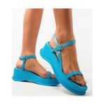 Sandale cu platforma dama Engros, model Millie , albastru