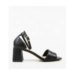 Sandale cu toc dama Engros, model Mayare, negru