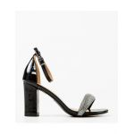 Sandale cu toc dama Engros, model Takent, negru