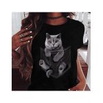Tricou dama British cat, engros