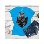 Tricou dama British cat, engros