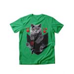 Tricou dama Pisici British Cat Valentine's Day, engros