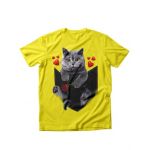 Tricou dama Pisici British Cat Valentine's Day, engros