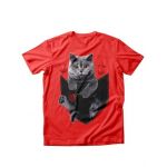 Tricou dama Pisici British Cat Valentine's Day, engros