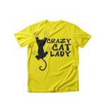 Tricou dama Pisici Crazy cat lady, engros