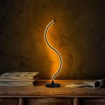 Lampa de masa, Fresno, 119FRS1413, Metal, Negru