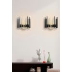 Aplica de perete, FullHouse, 390FLH2112, MDF , Negru