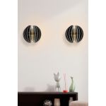 Aplica de perete, FullHouse, 390FLH2118, Half Sphere Sconce , Negru