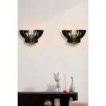 Aplica de perete, FullHouse, 390FLH2124, MDF , Negru