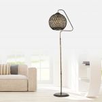 Lampadar, Hmy Design, 687HMY1904, Metal, Aur/Negru