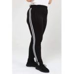 Pantaloni sport cu 2 dungi laterale, conici, en-gross