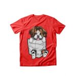 Tricou dama caini shi tzu in buzunar, engros