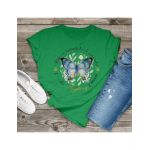 Tricou dama Fluturi fluture albastru i can do, engros