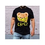 Tricou masculin ursi, Crazy, engros