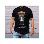 Tricou masculin ursi, Let's rock, engros