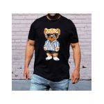 Tricou masculin ursi, sunglasses, engros