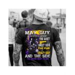Tricou negru masculin imprimeu spate, as a may man #2, engros