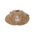 Covor pentru brad White Christmas Tree, 120 cm, iuta, alb