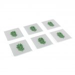 Set 6 suporturi pentru pahare Sheets, Versa, 11 x 11 cm, sticla